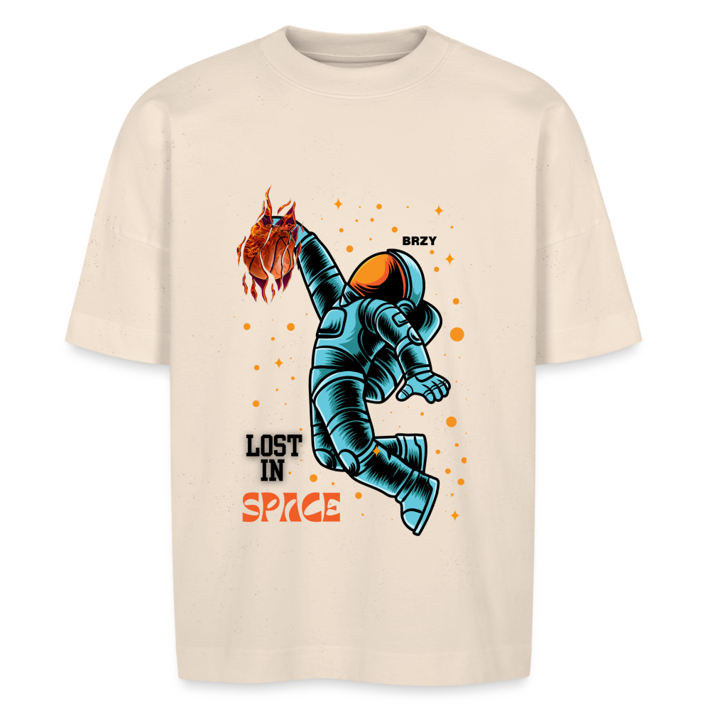 Unisex Oversized Basketball T-shirt - natural raw