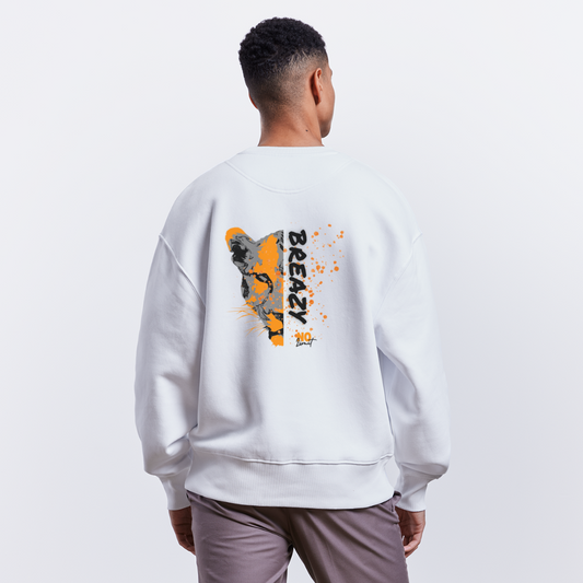 Unisex tiger sweatshirt - white