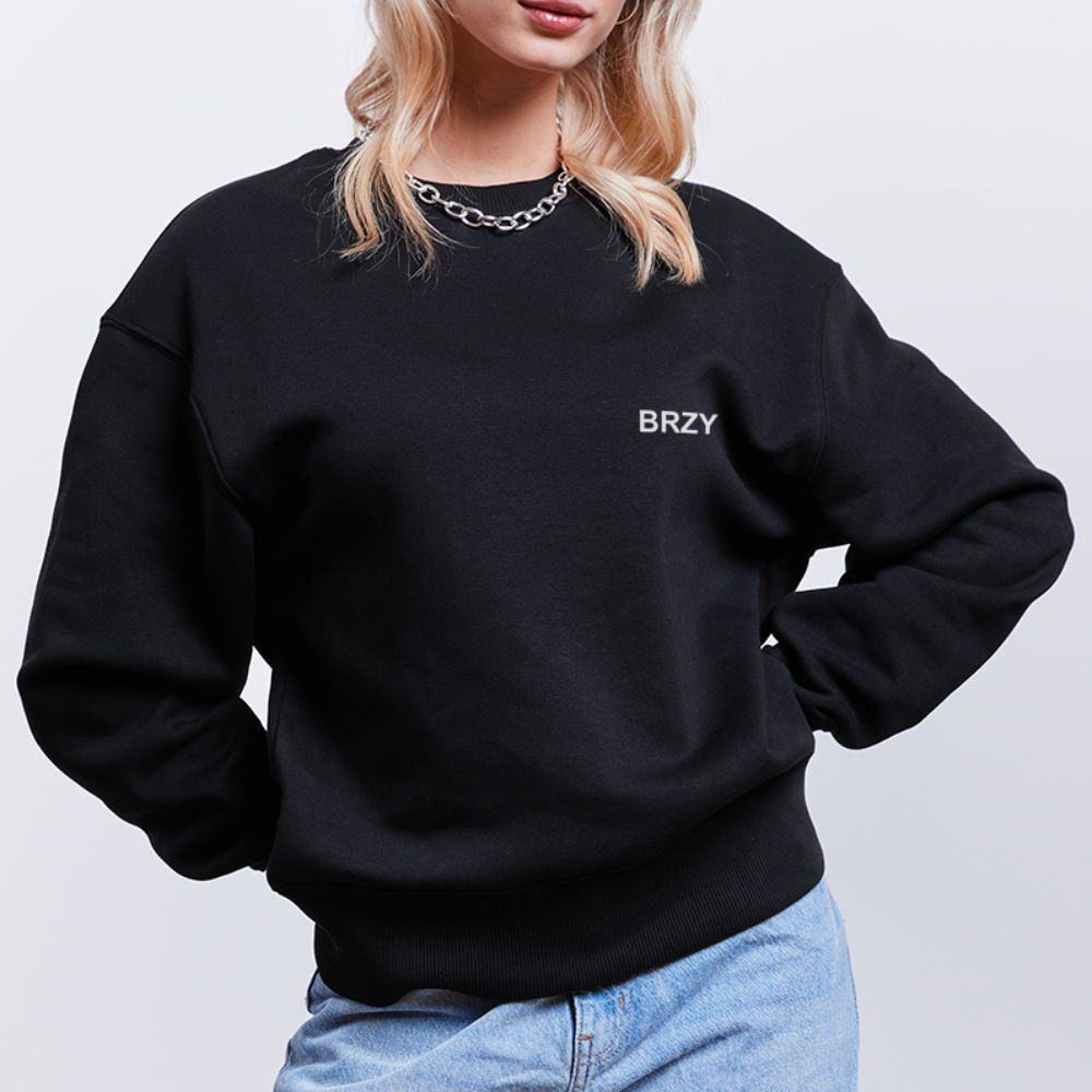 Unisex Oversize Basketball Sweatshirt - black