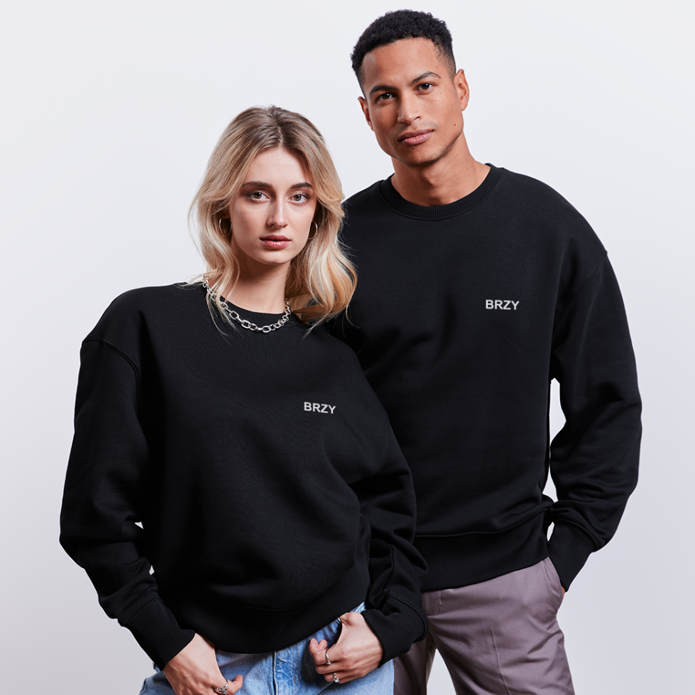 Unisex Oversize Basketball Sweatshirt - black